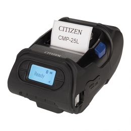 Levně Citizen CMP-25L CMP25WUXZL, USB, RS232, Wi-Fi, 8 dots/mm (203 dpi), display, ZPL, CPCL
