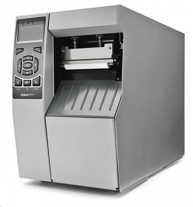 Zebra ZT510 ZT51043-T0E0000Z tiskárna štítků, 12 dots/mm (300 dpi), disp., ZPL, ZPLII, USB, RS232, BT, Ethernet