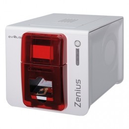 E-shop Evolis Zenius Expert ZN1H00HSRS, tlačiareň kariet, single sided, 12 dots/mm (300 dpi), USB, Ethernet, contactless, red
