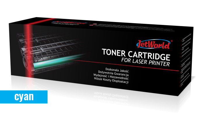 Toner cartridge JetWorld Cyan Intec CP2020 replacement 43837123