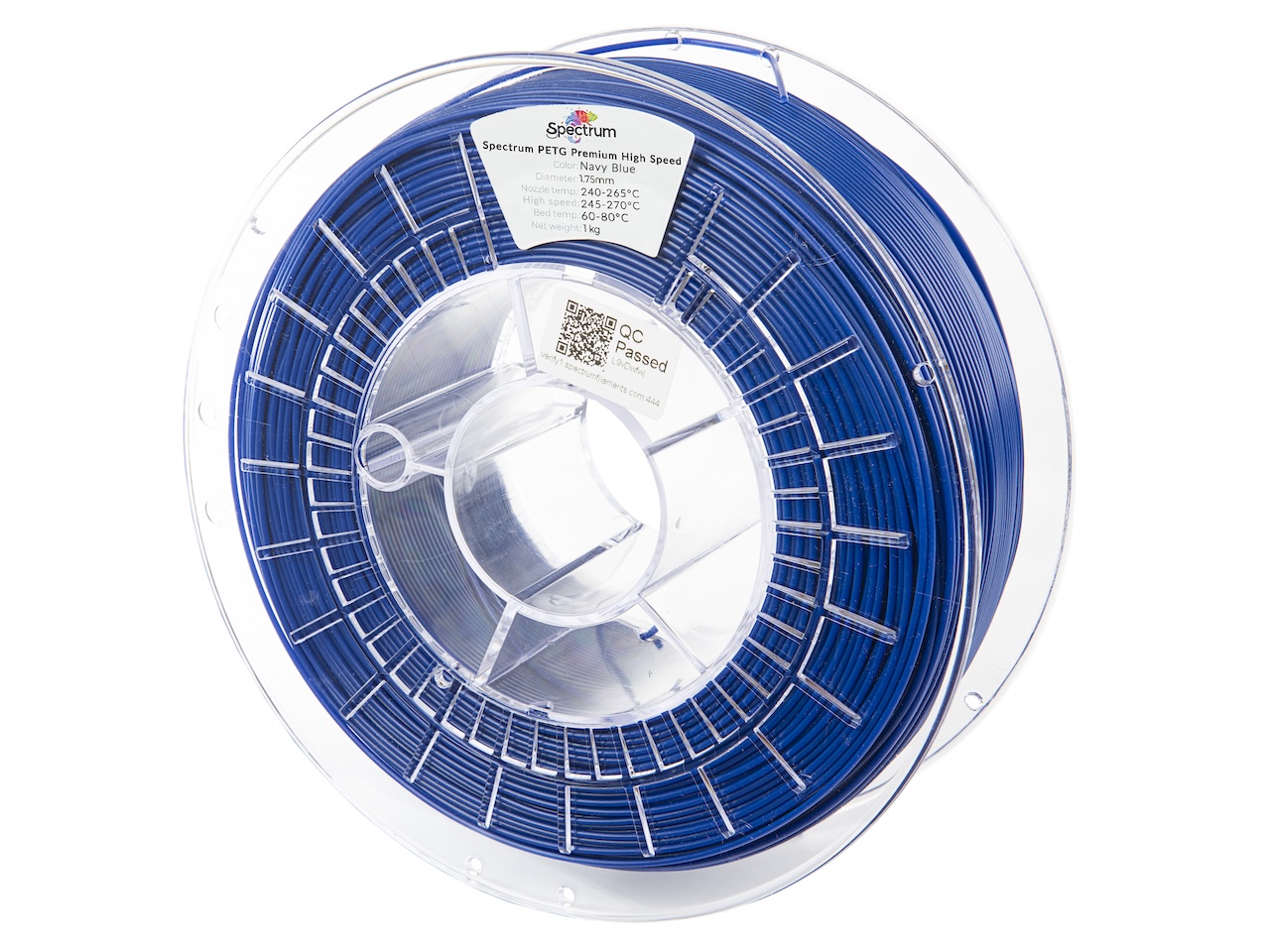 Spectrum 81549 filament, PETG Premium High Speed, 1kg, 1.75mm, NAVY BLUE