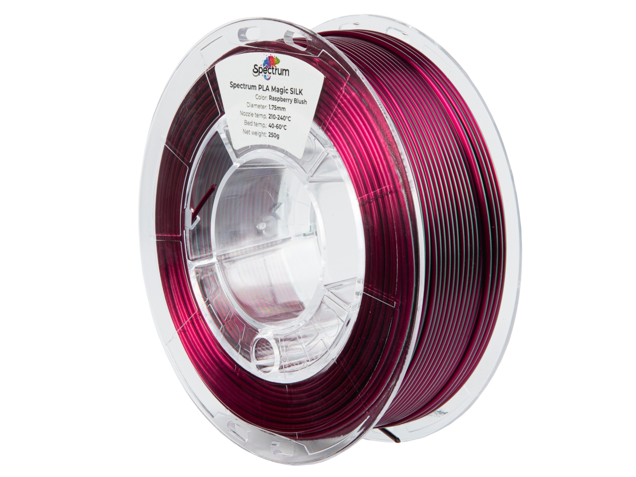 Spectrum 81392 filament, PLA Magic SILK, 0.25kg, 1.75mm, RASPBERRY BLUSH