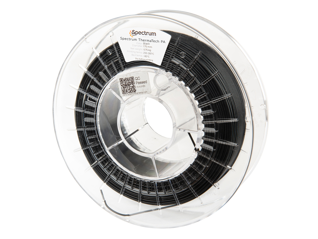 Spectrum 81532 filament, ThermaTech PA, 0.75kg, 1.75mm, Black