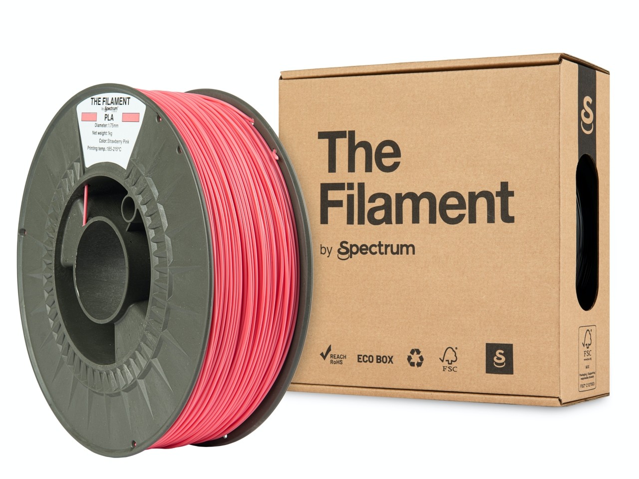 "The Filament" by Spectrum TF-24013, PLA, 1,75mm, 1000g, ružový (Strawberry pink)