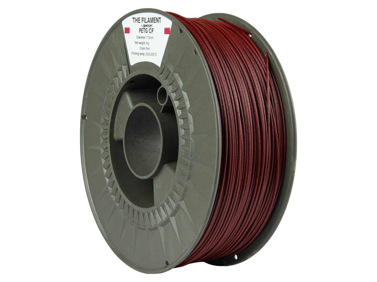 "The Filament" by Spectrum TF-24110, PETG CF, 1,75mm, 1000g, červený (Red)