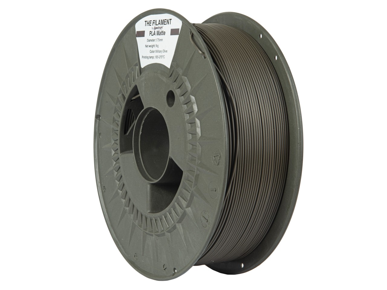 Levně "The Filament" by Spectrum TF-24199, PLA Matte, 1,75mm, 1000g, Zelený (Military olive)