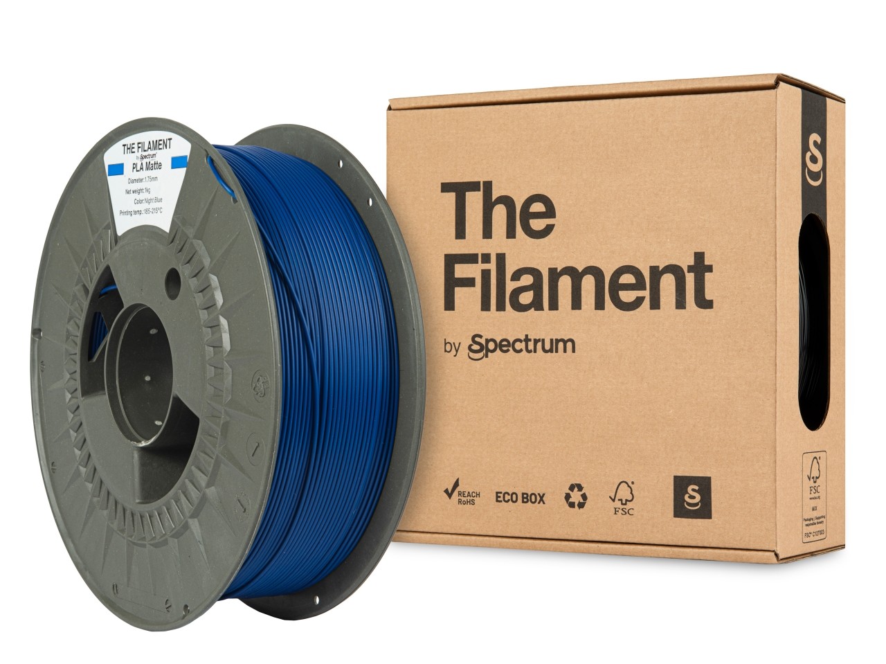 "The Filament" by Spectrum TF-24205, PLA Matte, 1,75mm, 1000g, modrý (Night blue)