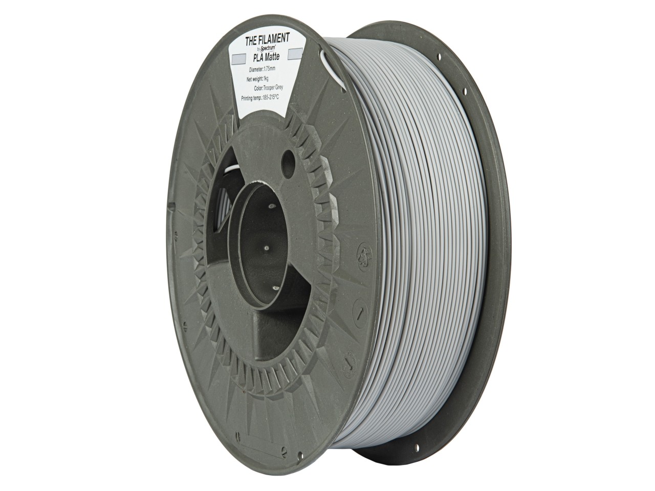 Levně "The Filament" by Spectrum TF-24206, PLA Matte, 1,75mm, 1000g, Šedý (Trooper grey)