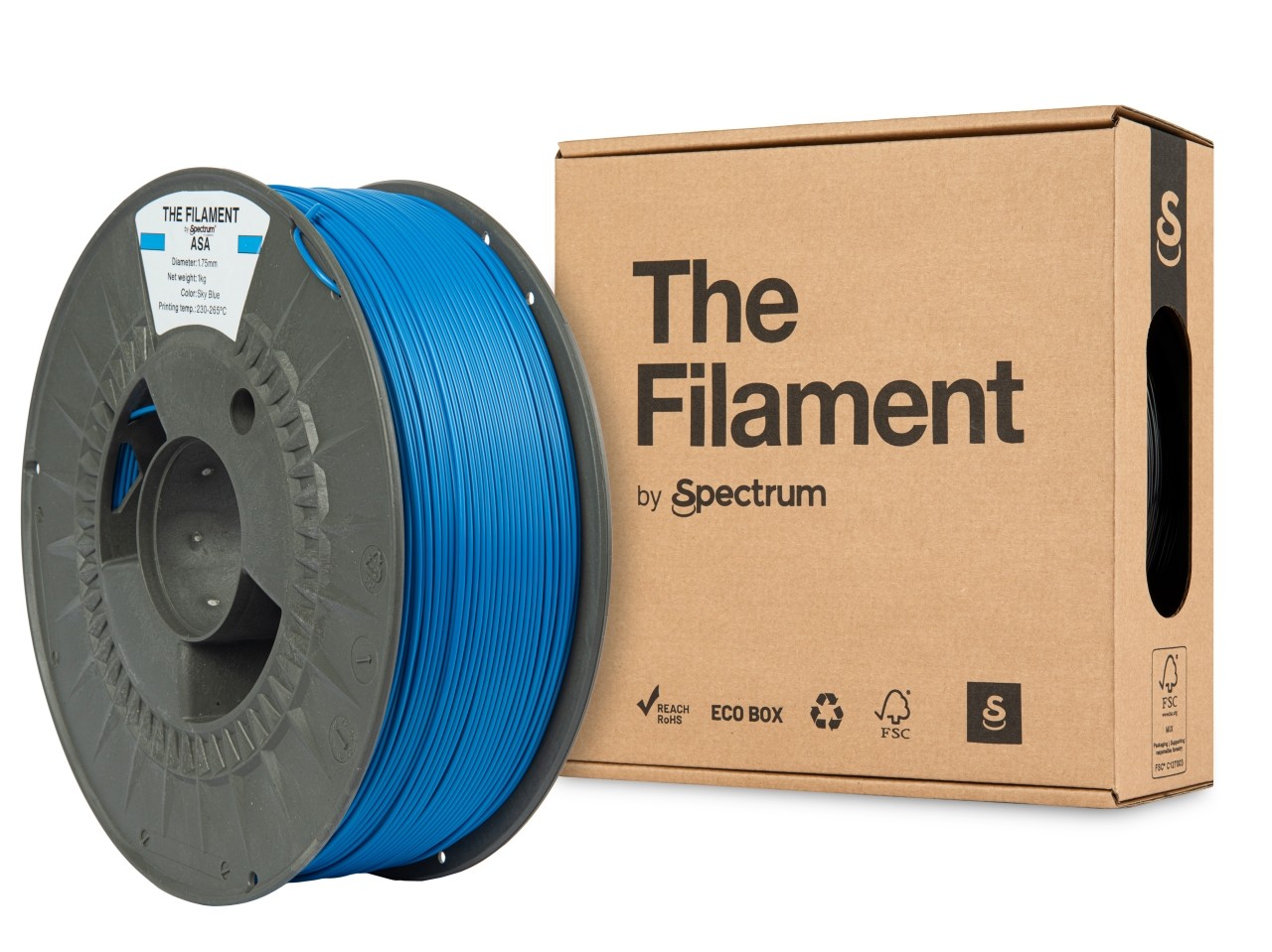 Levně "The Filament" by Spectrum TF-24212, ASA, 1,75mm, 1000g, Modrý (Sky blue)