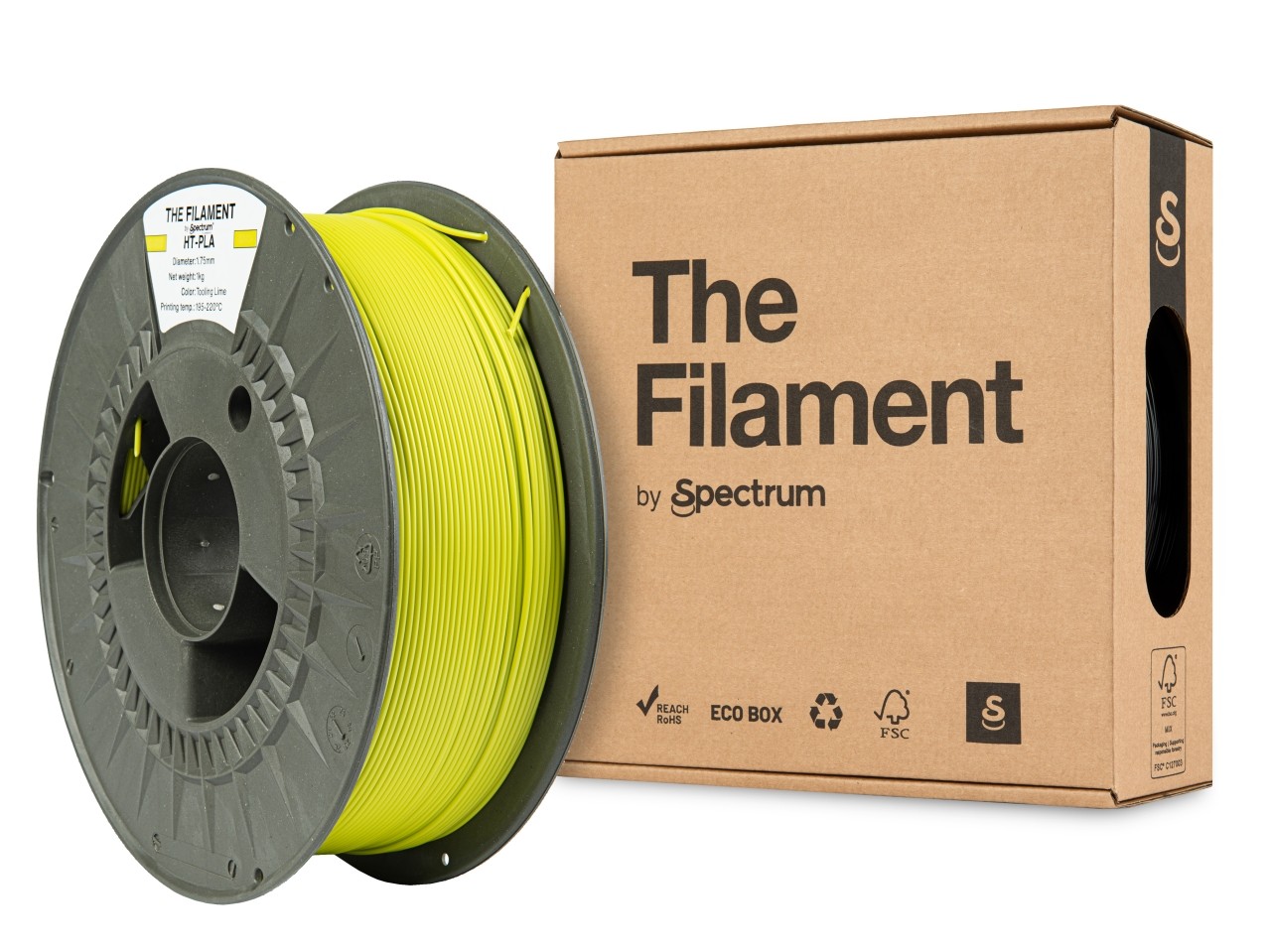 Levně "The Filament" by Spectrum TF-24146, HT-PLA, 1,75mm, 1000g, Zelený (Tooling lime)