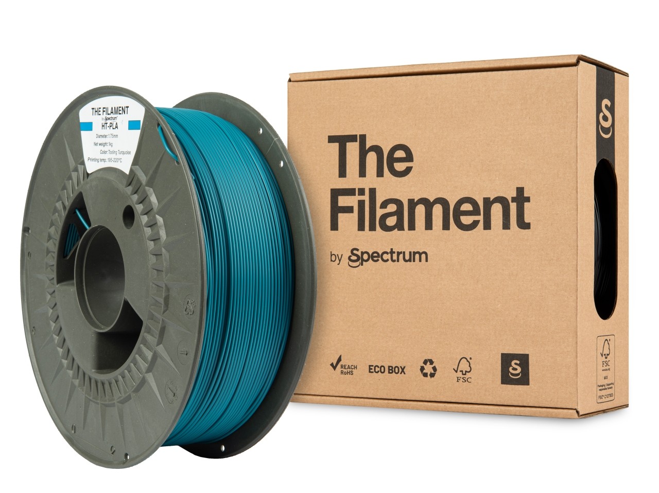 "The Filament" by Spectrum TF-24148 filament, HT-PLA, 1,75mm, 1000g, modrý (Tooling turquoise)