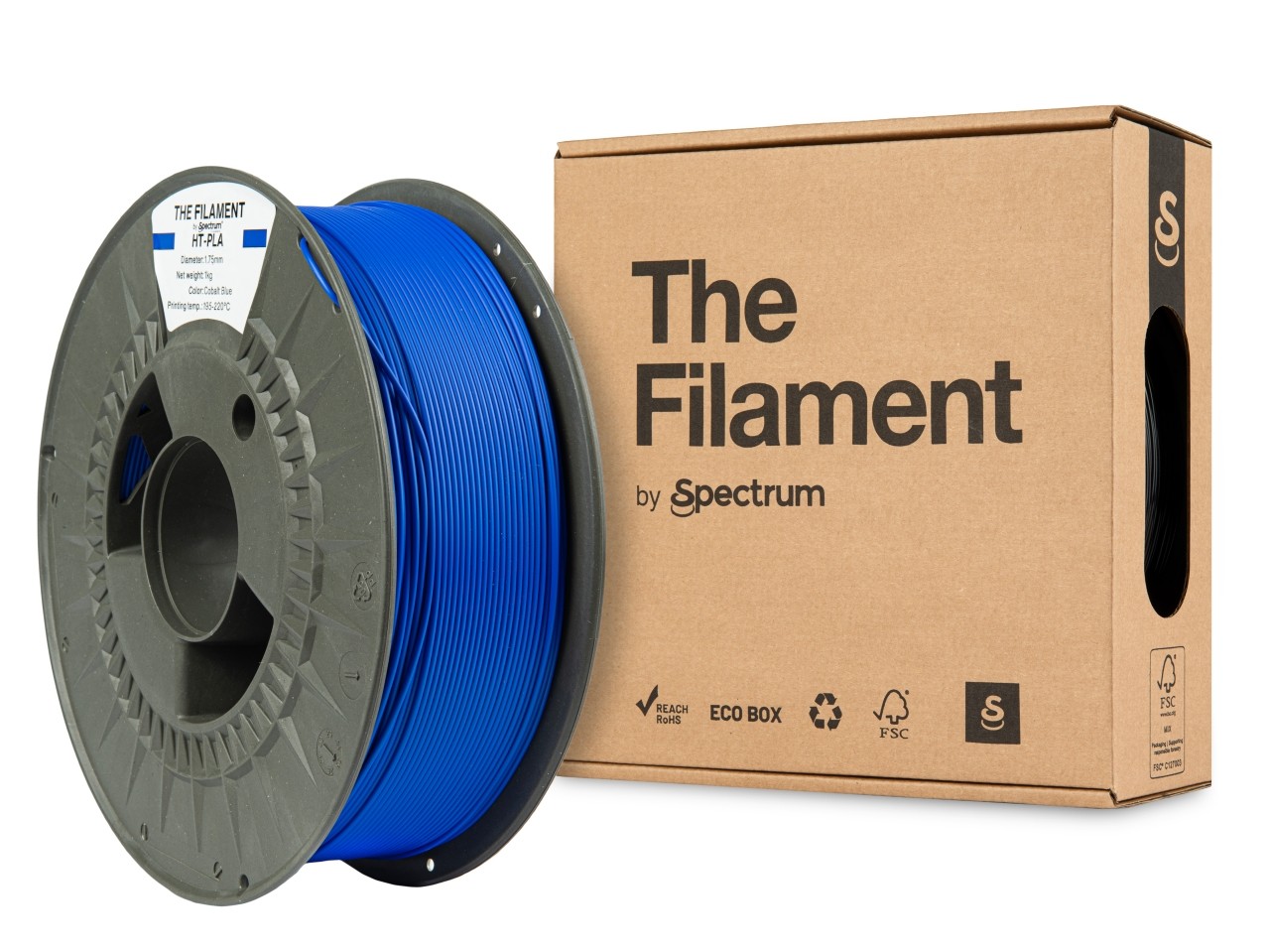 Levně "The Filament" by Spectrum TF-24138, HT-PLA, 1,75mm, 1000g, Modrý (Cobalt blue)