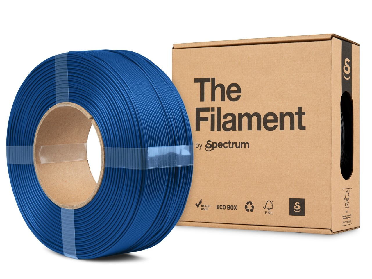 Levně "The Filament" by Spectrum TF-24163 filament, ReFill, PLA Matte, 1,75mm, 1000g, Modrý (Night blue)