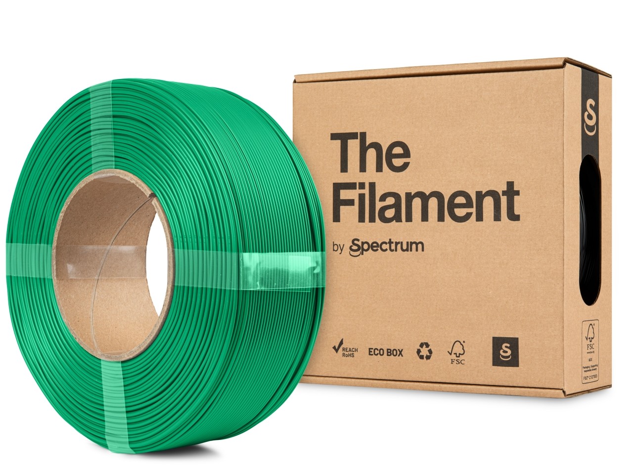 Levně "The Filament" by Spectrum TF-24170, ReFill, ASA, 1,75mm, 1000g, Zelený (Grass green)