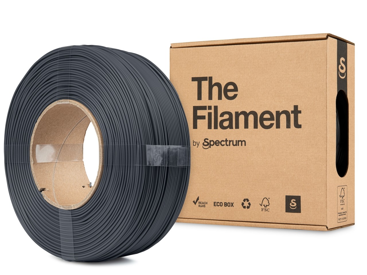 Levně "The Filament" by Spectrum TF-24172, ReFill, ASA, 1,75mm, 1000g, Šedý (Slate grey)