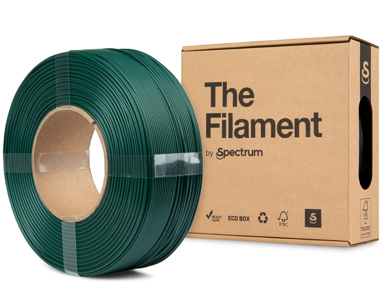 Levně "The Filament" by Spectrum TF-24191, ReFill, HT-PLA, 1,75mm, 1000g, Zelený (Tooling green)