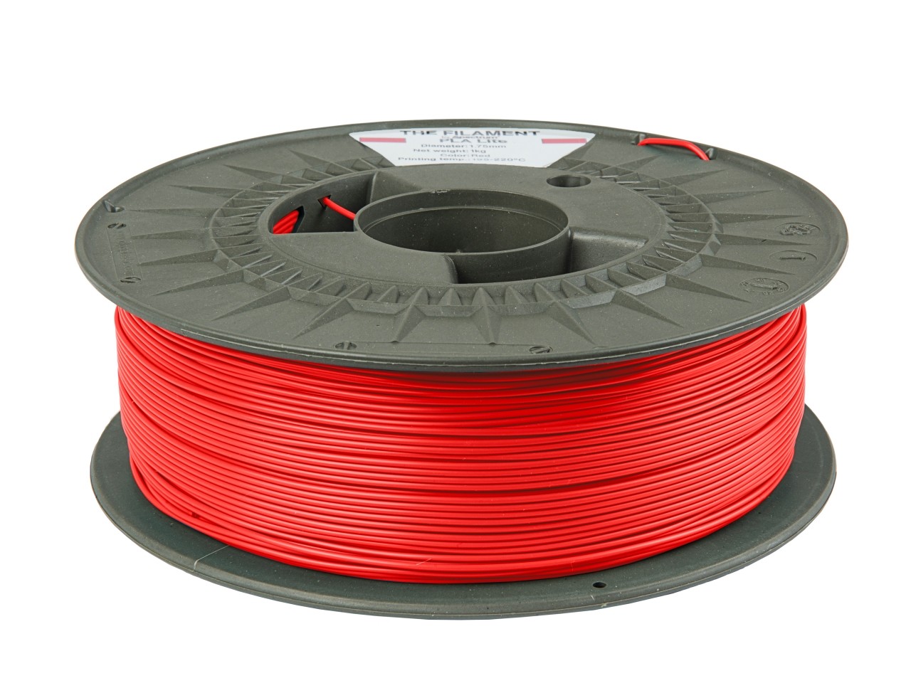 Levně "The Filament" by Spectrum TF-24219, PLA Lite, 1,75mm, 1000g, Červený (Red)