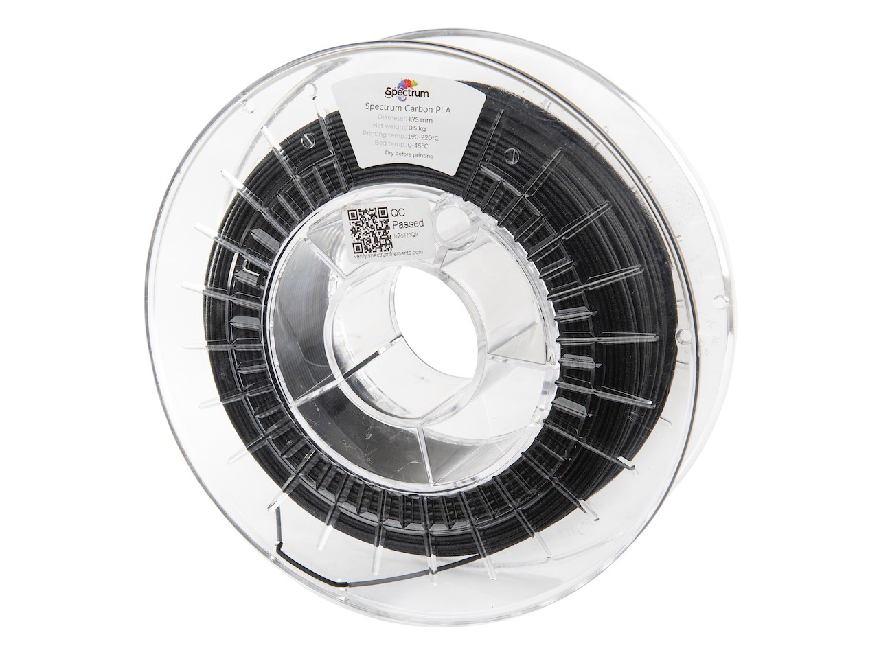 Spectrum 80465 3D filament, PLA Carbon, 1,75mm, 500g, black