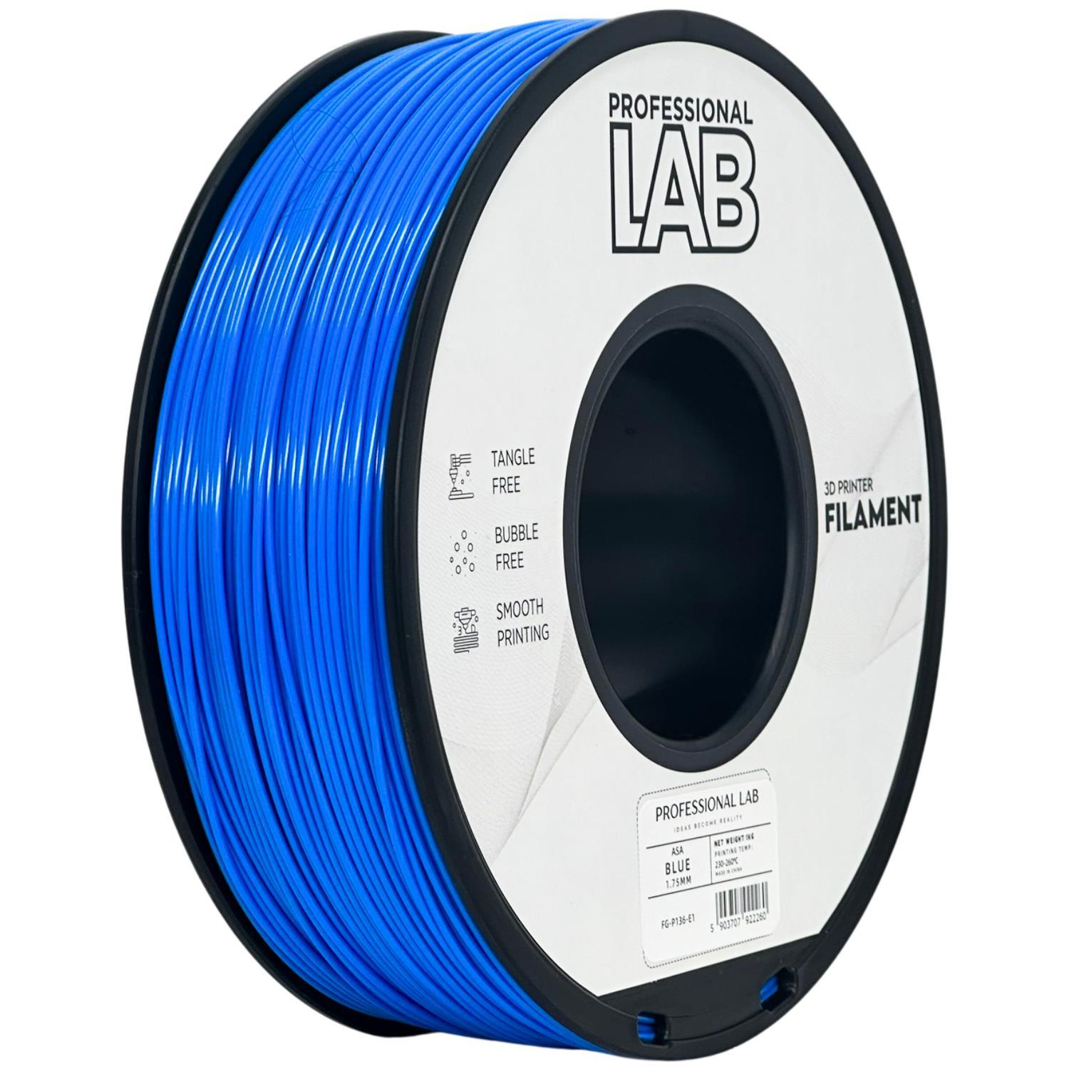 Levně Professional Lab FG-P136-E1, 3D filament, ASA, 1,75mm, 1000g, Modrý (Blue)