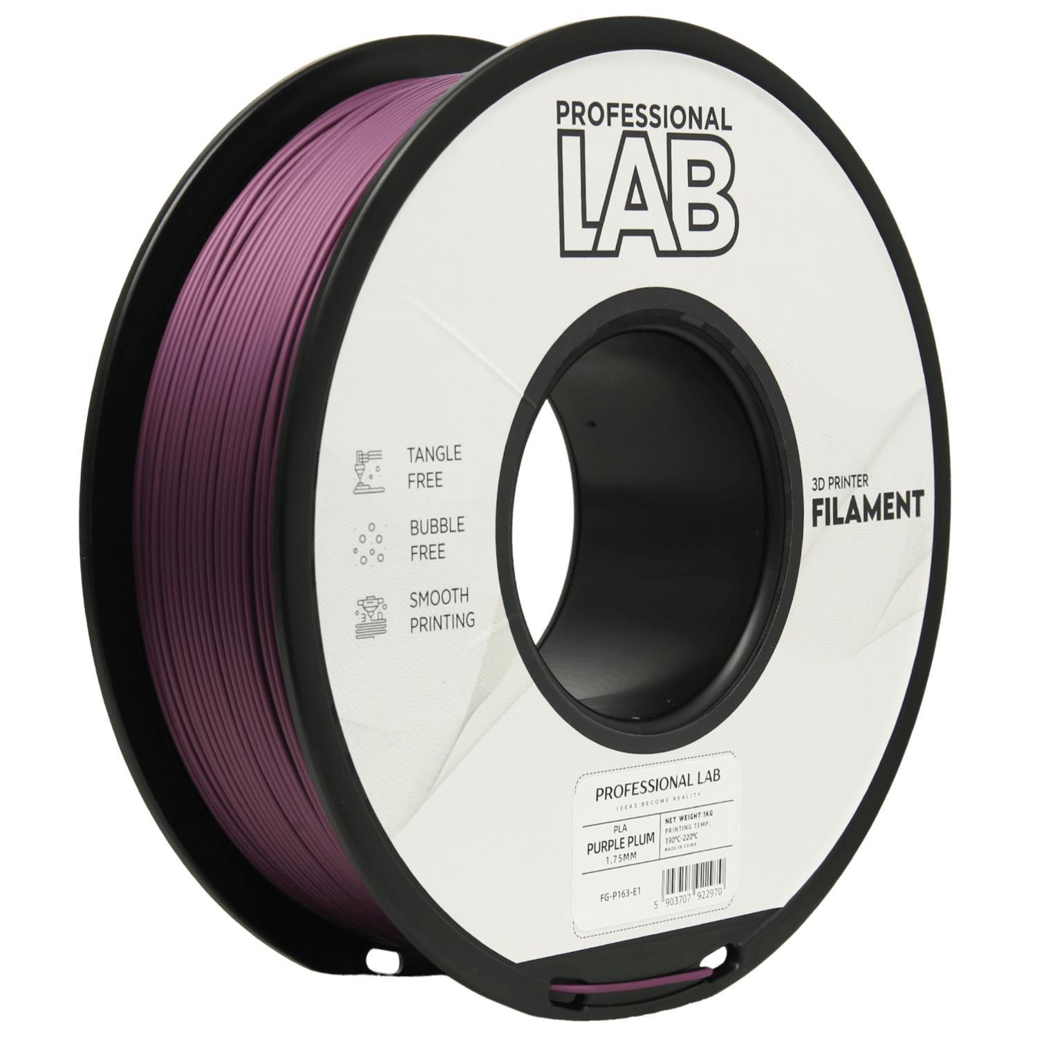 Professional Lab FG-P163-E1, 3D filament, PLA, 1.75mm, 1000g, Purple (Purple plum)