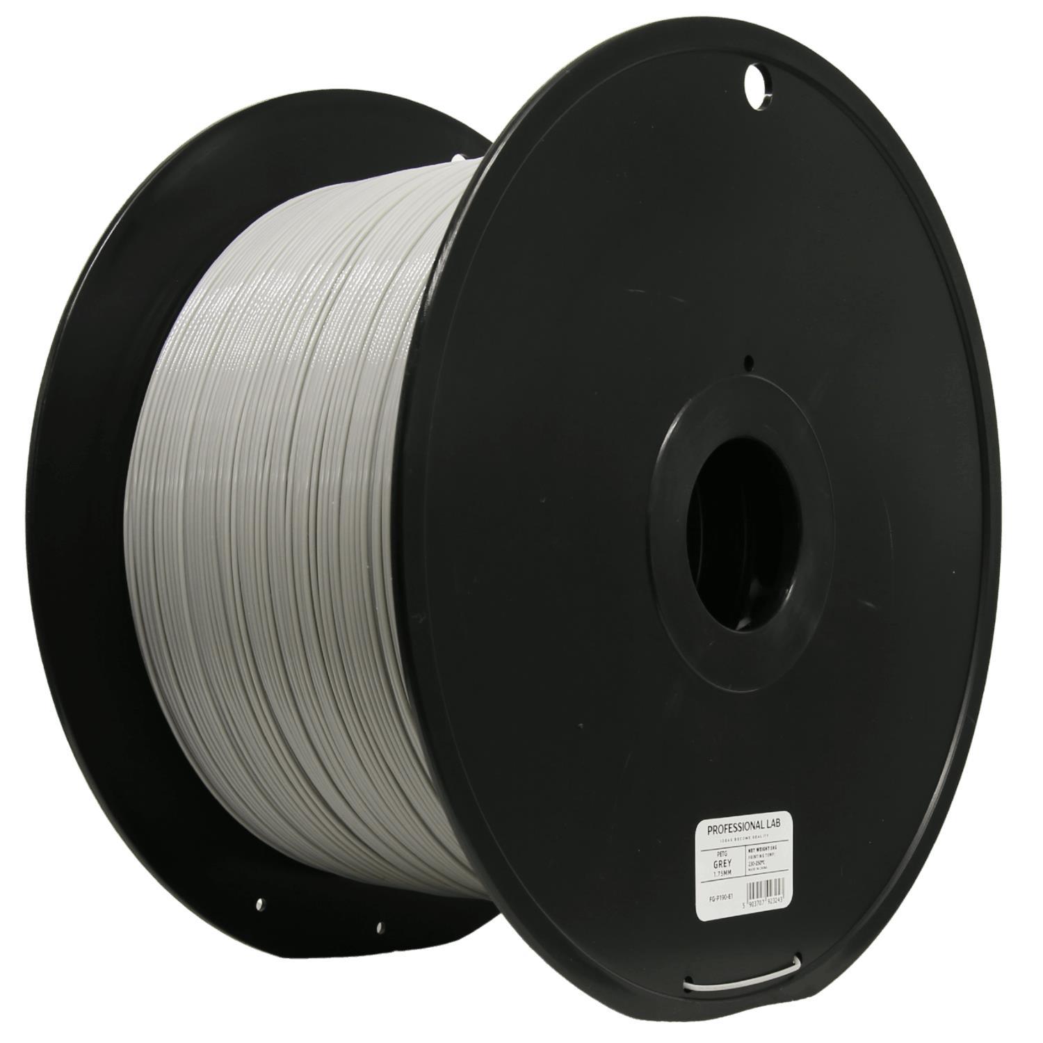 Professional Lab Professional Lab FG-P190-E1, 3D filament, PETG, 1.75mm, 5000g, Grey