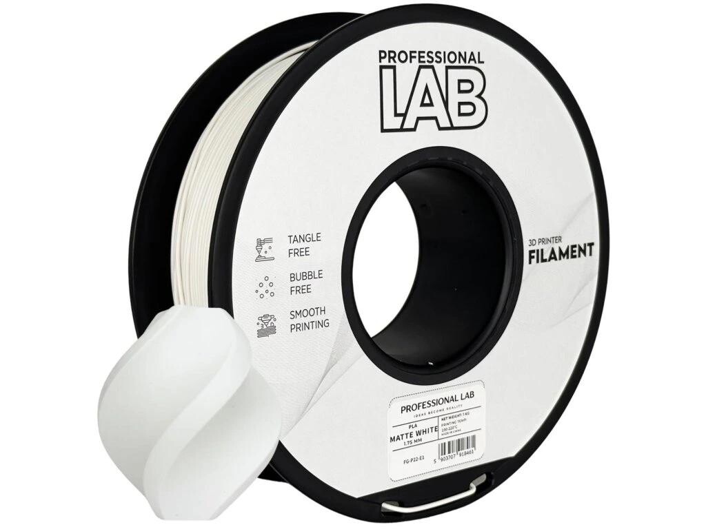 Professional Lab FG-P194-E1, 3D filament, PLA+, White, 5kg, 1,75mm