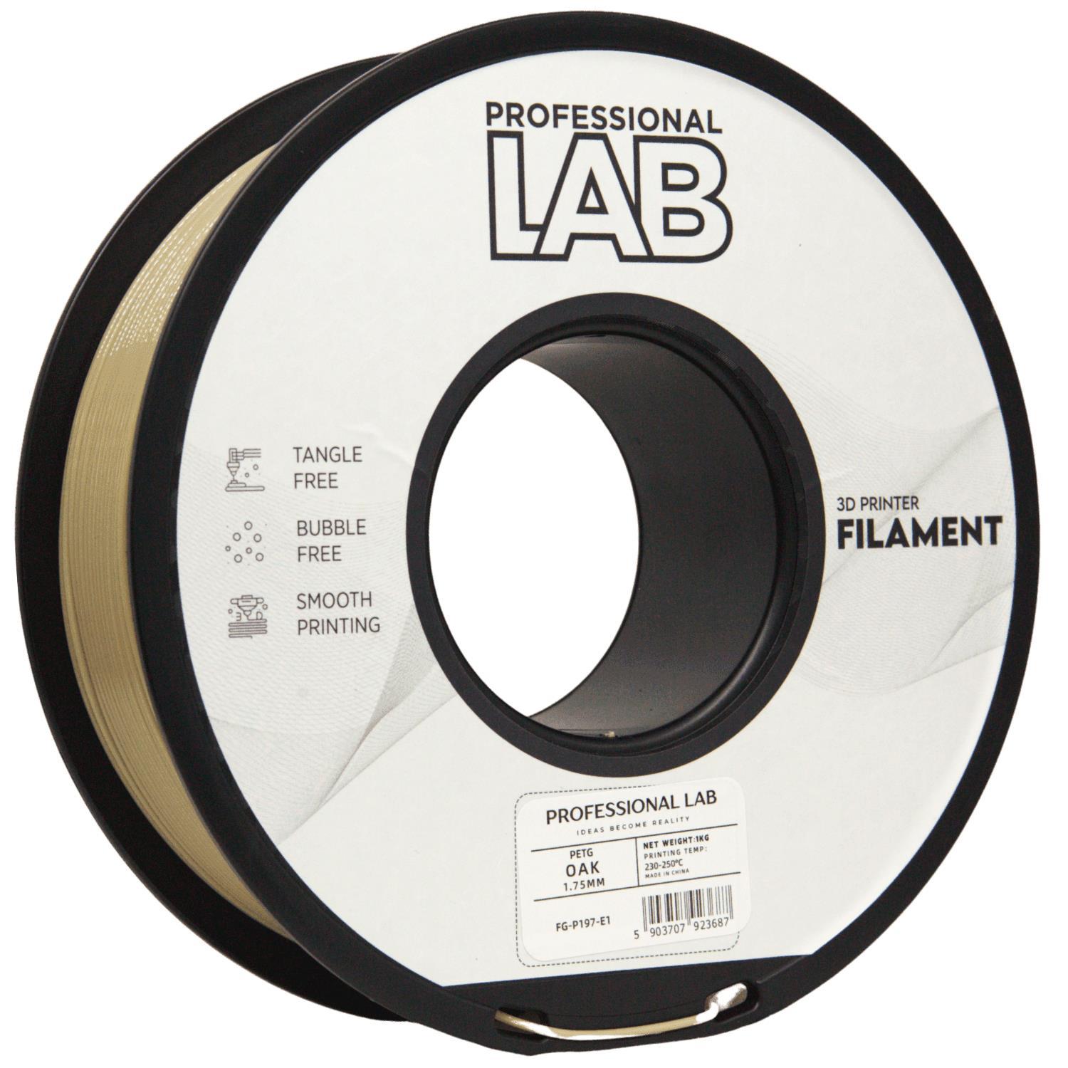 Professional Lab Professional Lab FG-P197-E1, 3D filament, PETG, 1.75mm, 1000g, Beige (Oak)