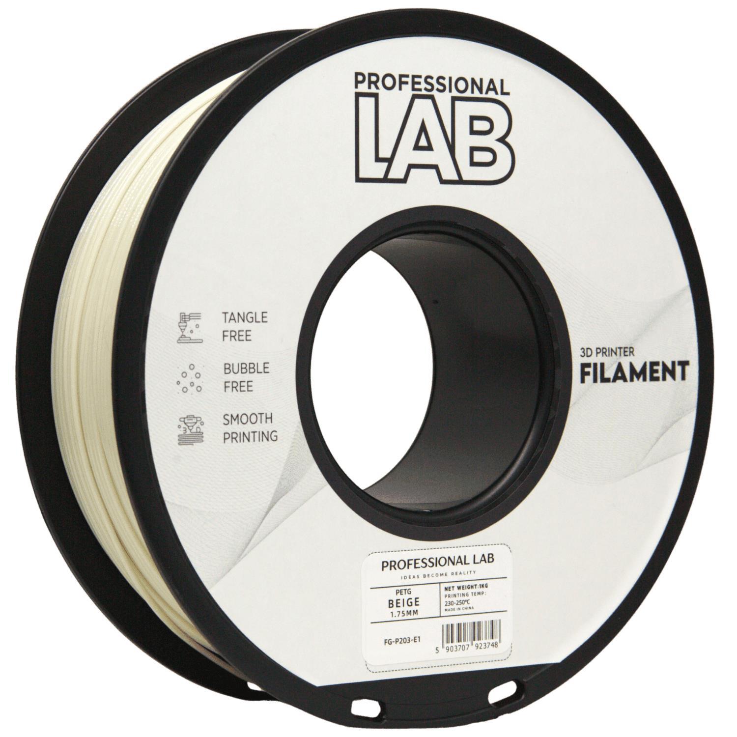 Professional Lab FG-P203-E1, 3D filament, PETG, 1.75mm, 1000g, Beige