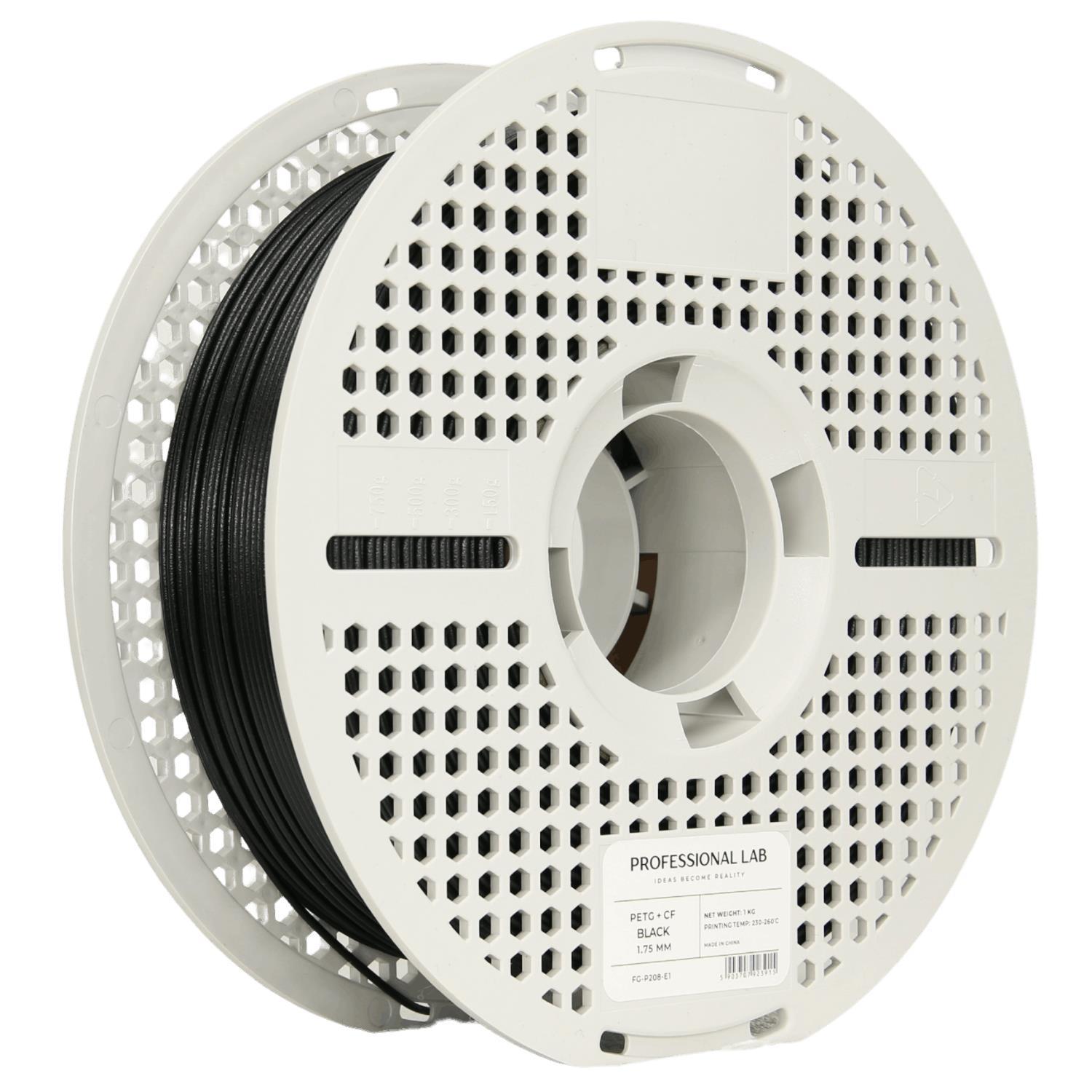 Professional Lab Professional Lab FG-P208-E1, 3D filament, PETG + CF, 1.75mm, 1000g, Black