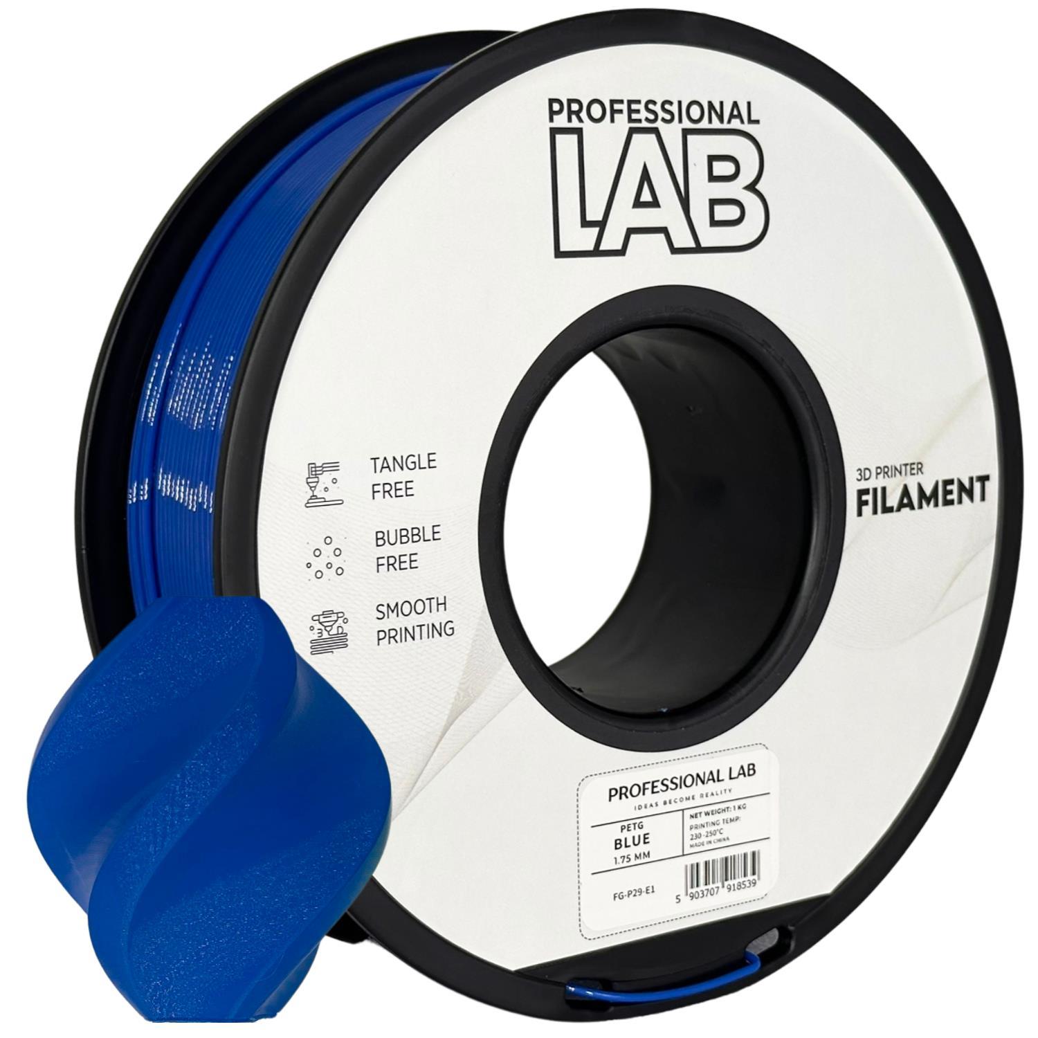 Levně Professional Lab FG-P29-E1, 3D filament, PETG, 1,75mm, 1000g, Modrý (Blue)