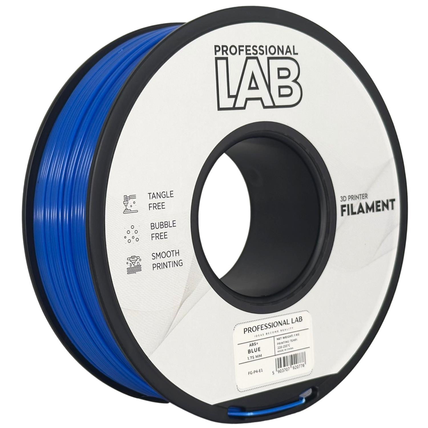 Levně Professional Lab FG-P4-E1, 3D filament, ABS+, 1,75mm, 1000g, Modrý (Blue)