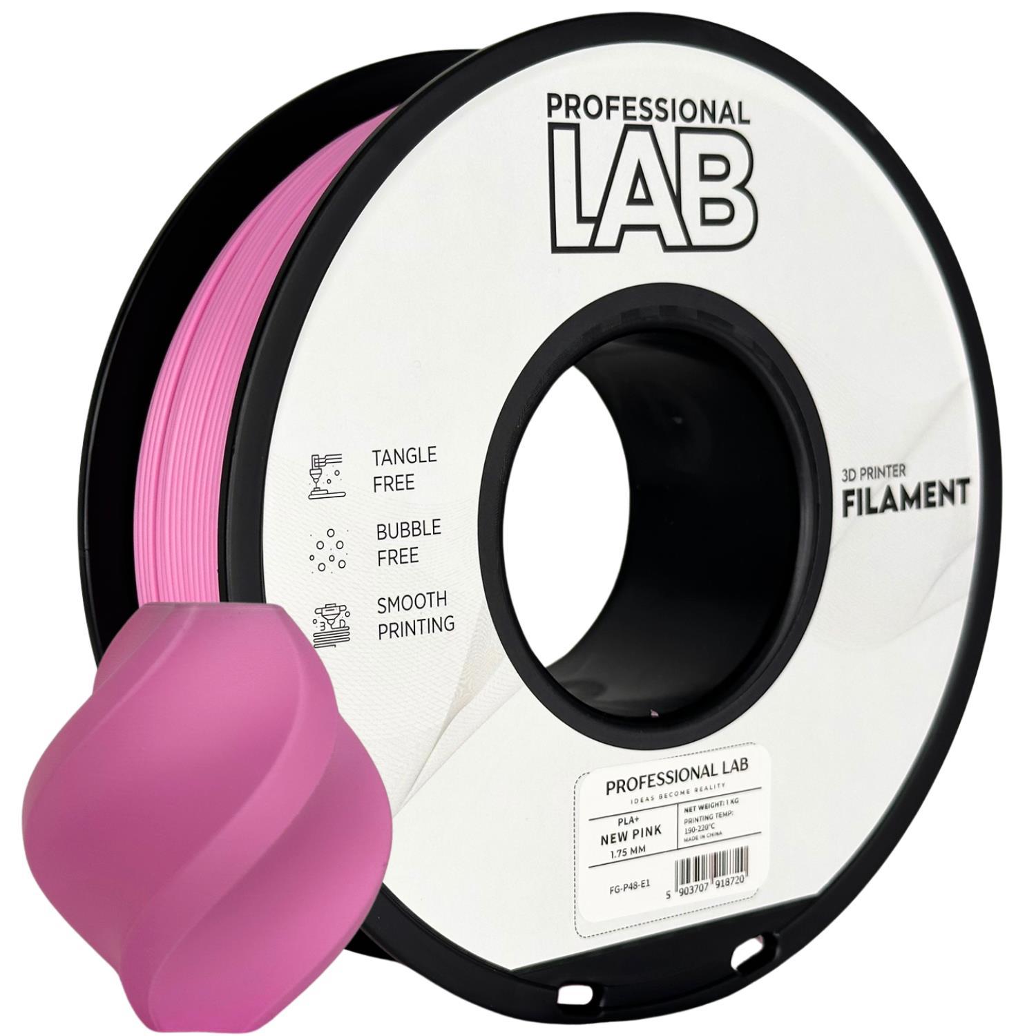 Professional Lab FG-P48-E1, 3D filament, PLA+, New Pink, 1kg, 1,75mm