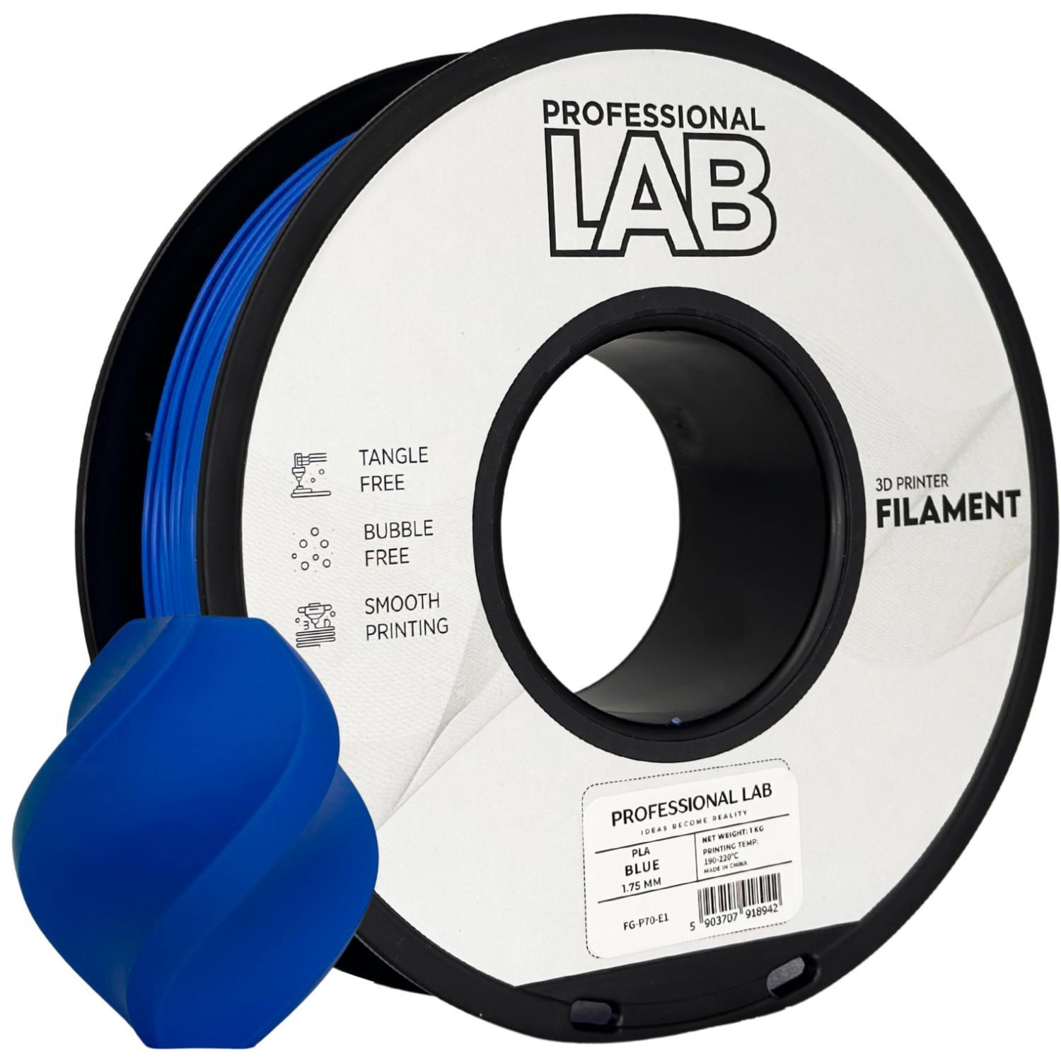 Professional Lab FG-P70-E1, 3D filament, PLA, 1,75mm, 1000g, Modrý (Blue)