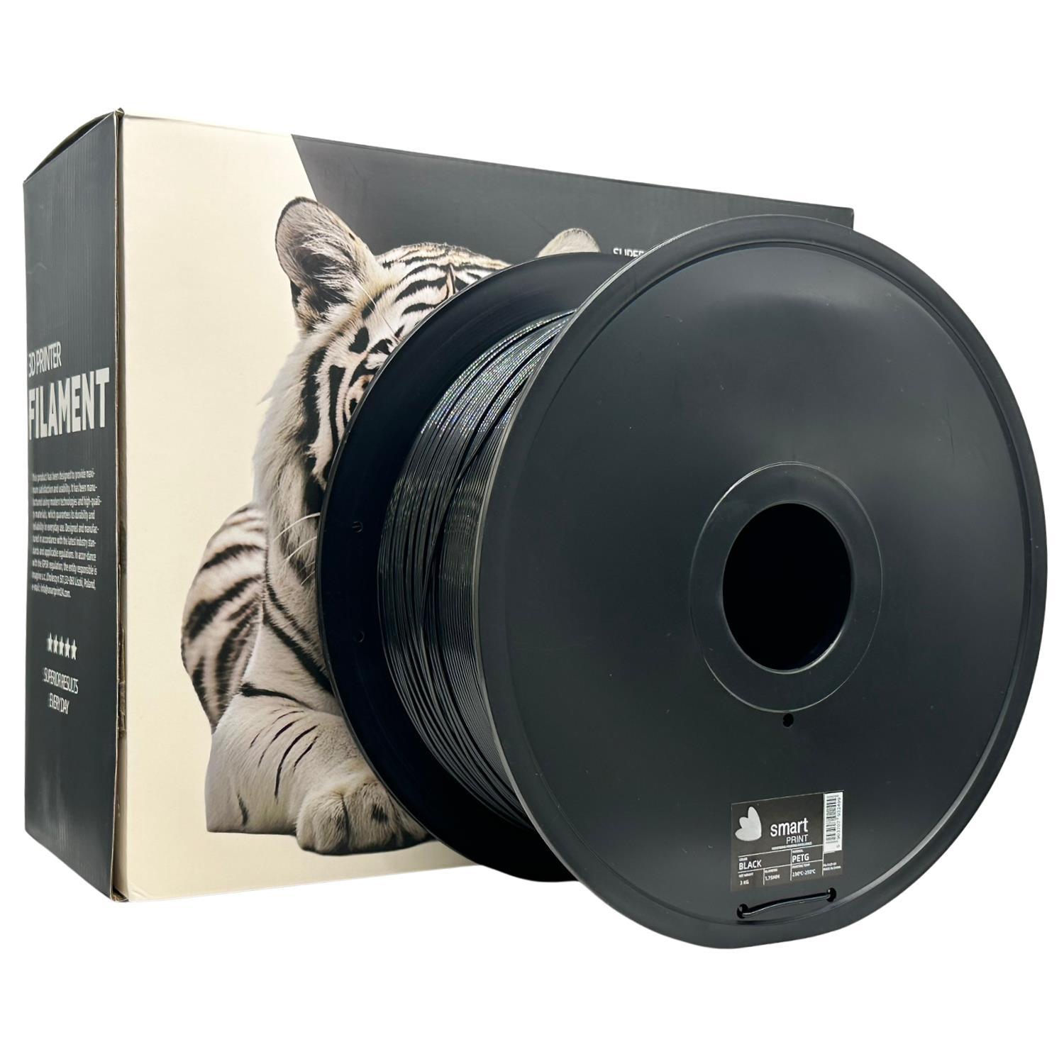 Smart Print Smart Print FG-S127-E1, 3D filament, PETG, 1.75mm, 3000g, Black