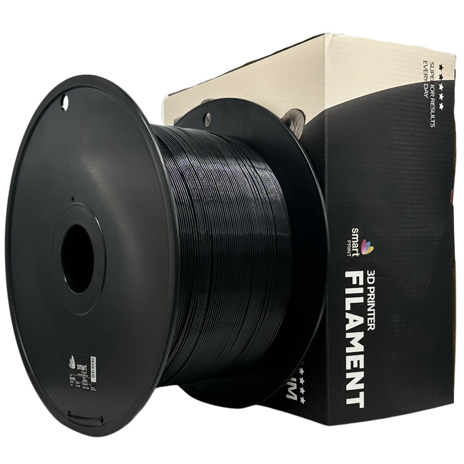 Smart Print Smart Print FG-S128-E1, 3D filament, PETG, 1.75mm, 5000g, Black