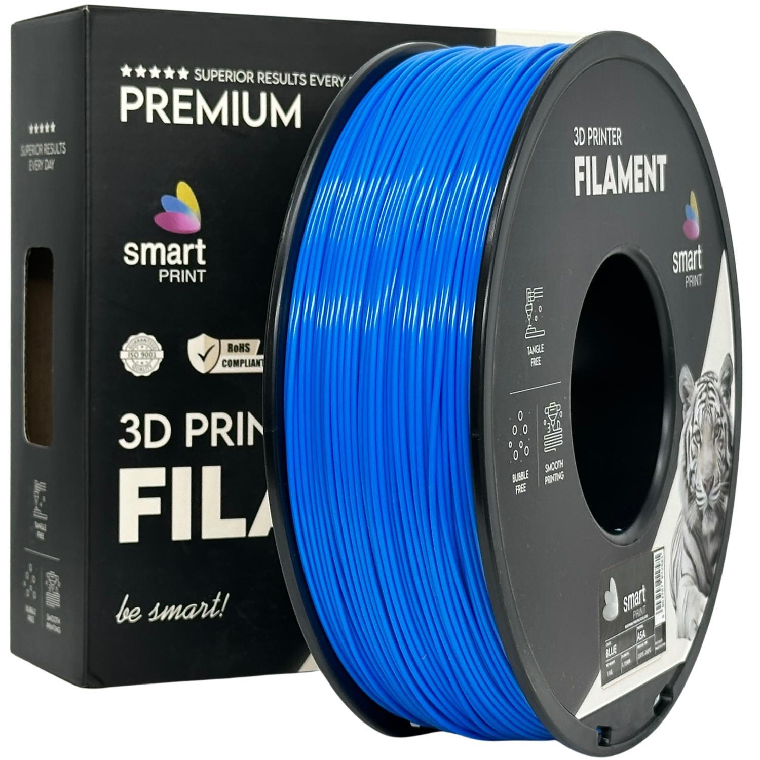 Levně Smart Print FG-S136-E1, 3D filament, ASA, 1,75mm, 1000g, Modrý (Blue)