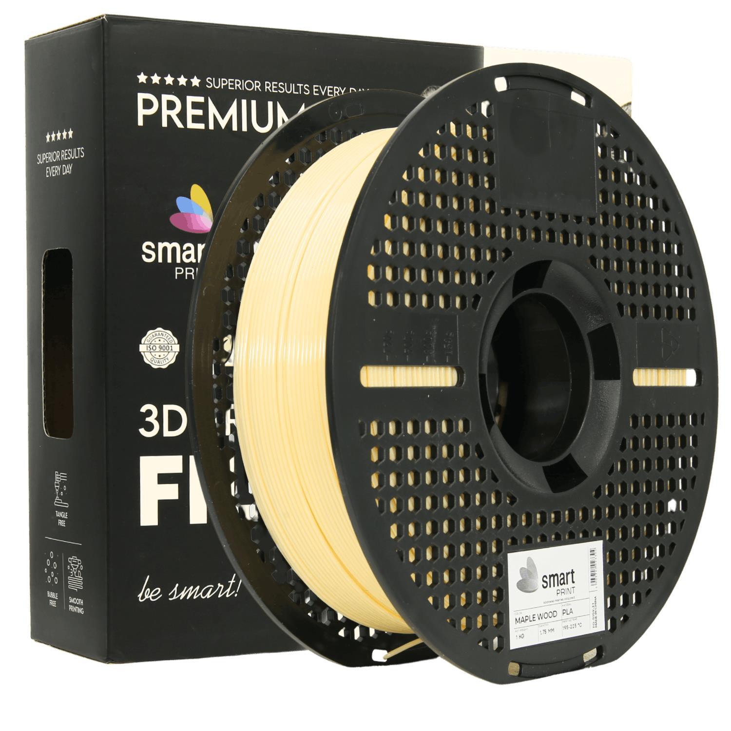 Smart Print Smart Print FG-S159-E1, 3D filament, PLA Wood, 1.75mm, 1000g, Brown (Maple wood)