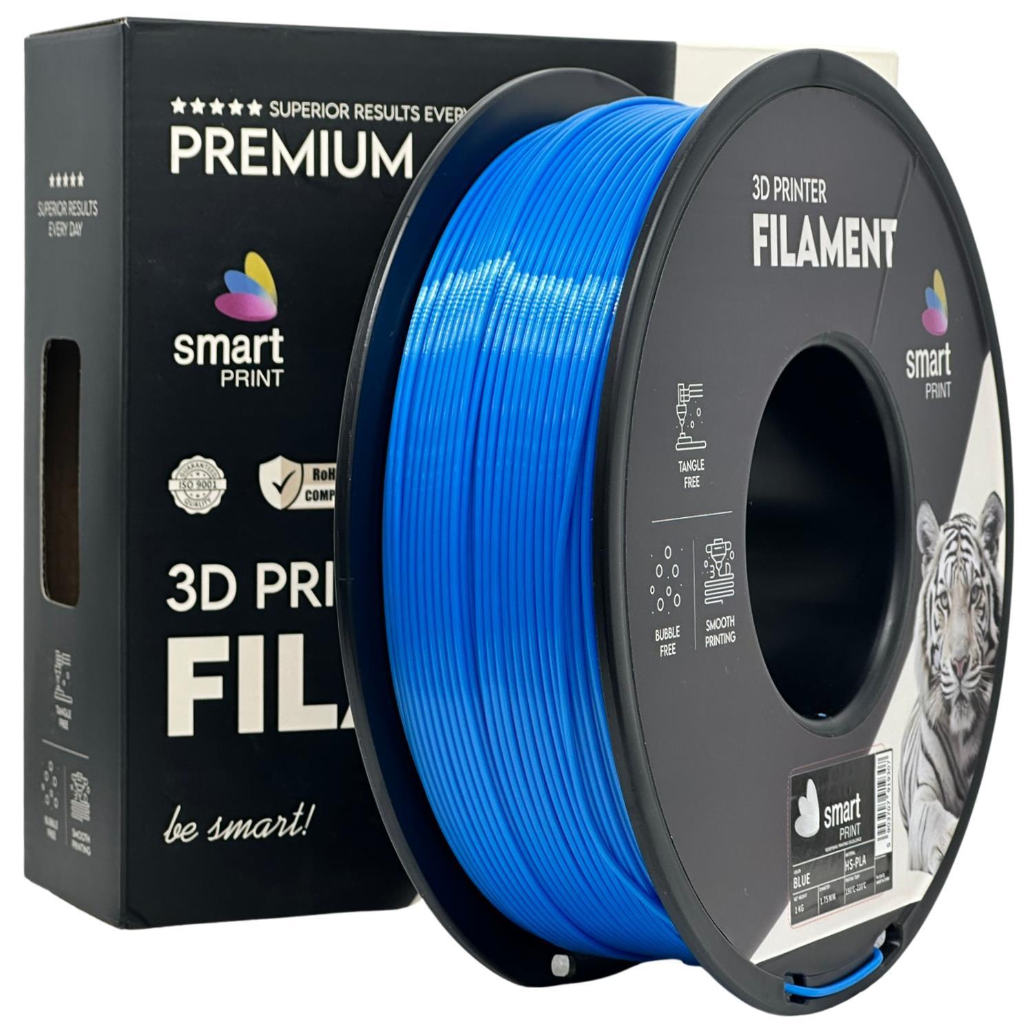 Levně Smart Print FG-S16-E1, 3D filament, HS-PLA, 1,75mm, 1000g, Modrý (Blue)