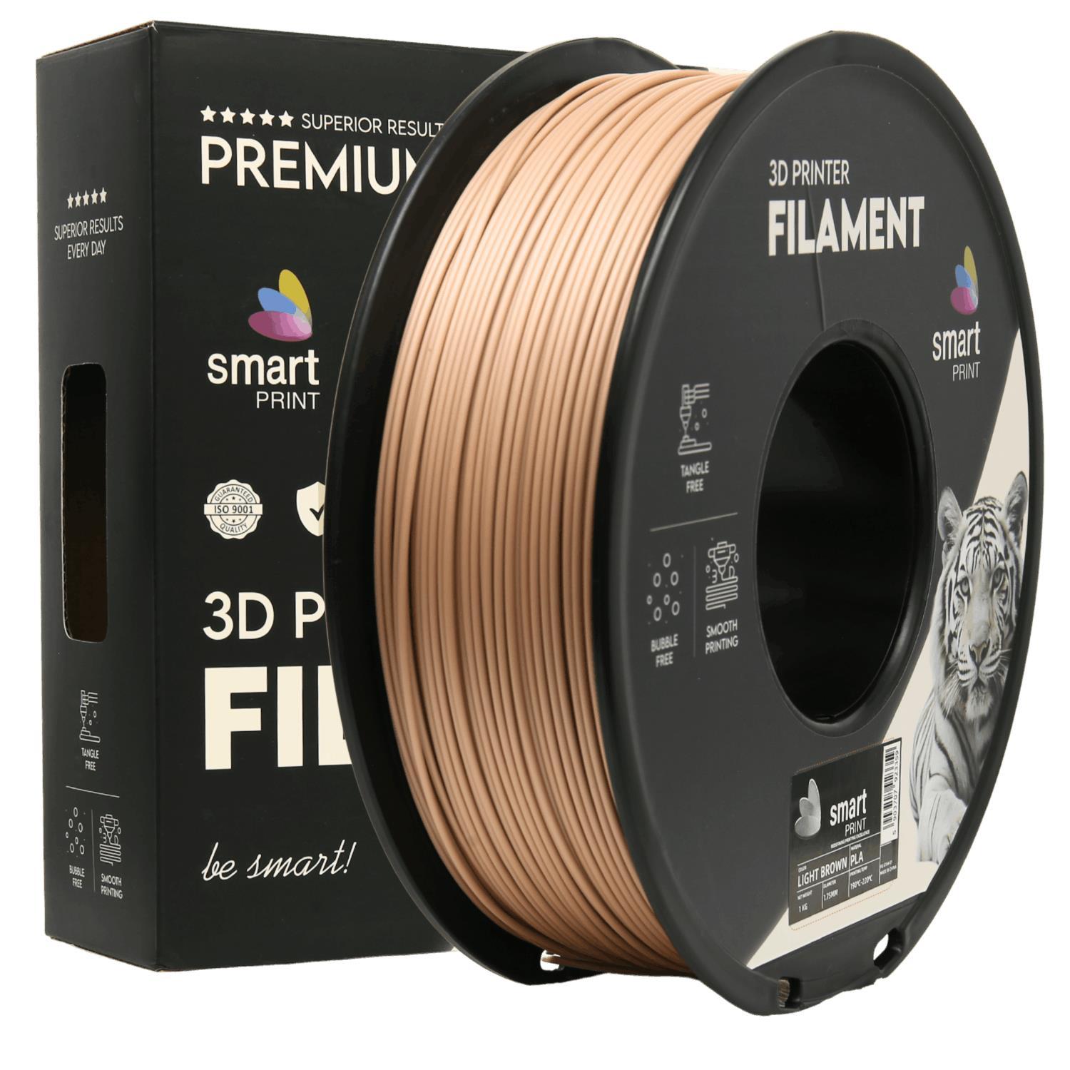 Smart Print FG-S164-E1, 3D filament, PLA, 1.75mm, 1000g, Light brown