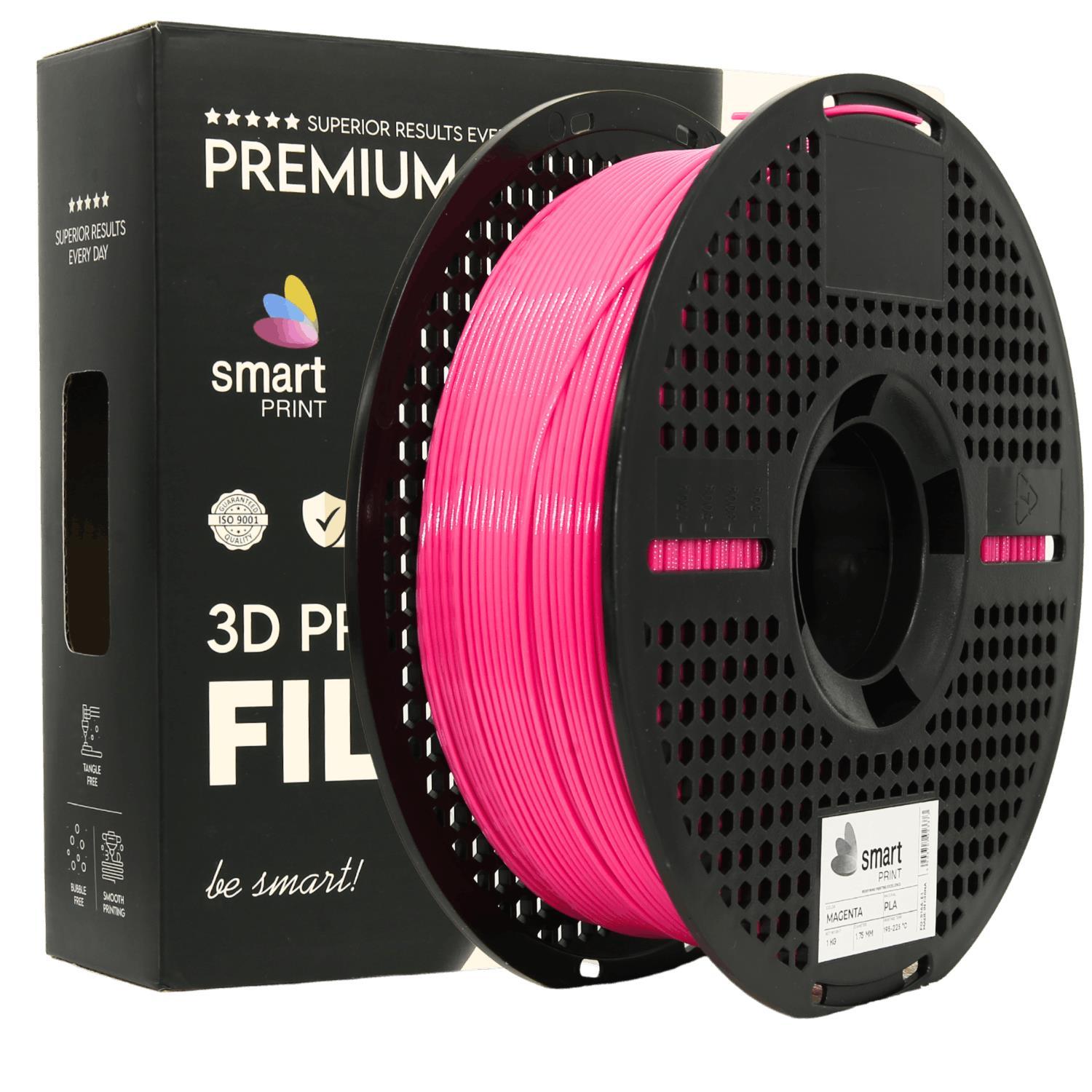 Smart Print Smart Print FG-S166-E1, 3D filament, PLA, 1.75mm, 1000g, Pink (Magenta)
