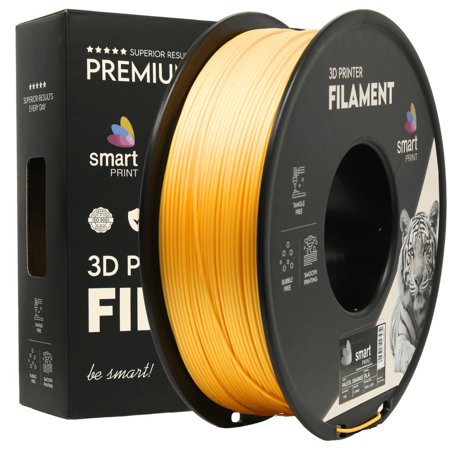 Smart Print FG-S172-E1, 3D filament, PLA, 1.75mm, 1000g, Orange (Pastel orange)
