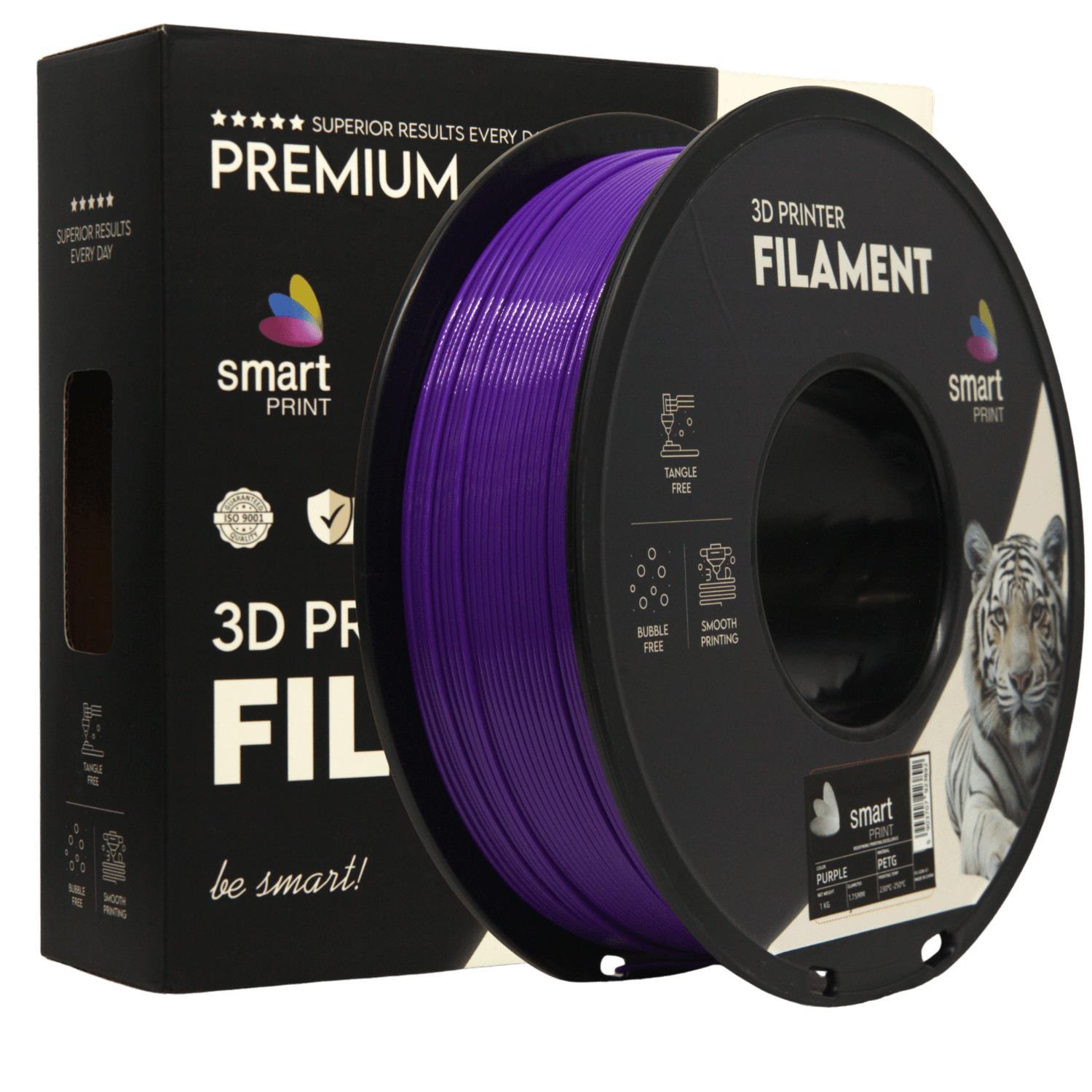 Smart Print Smart Print FG-S206-E1, 3D filament, PETG, 1.75mm, 1000g, Purple
