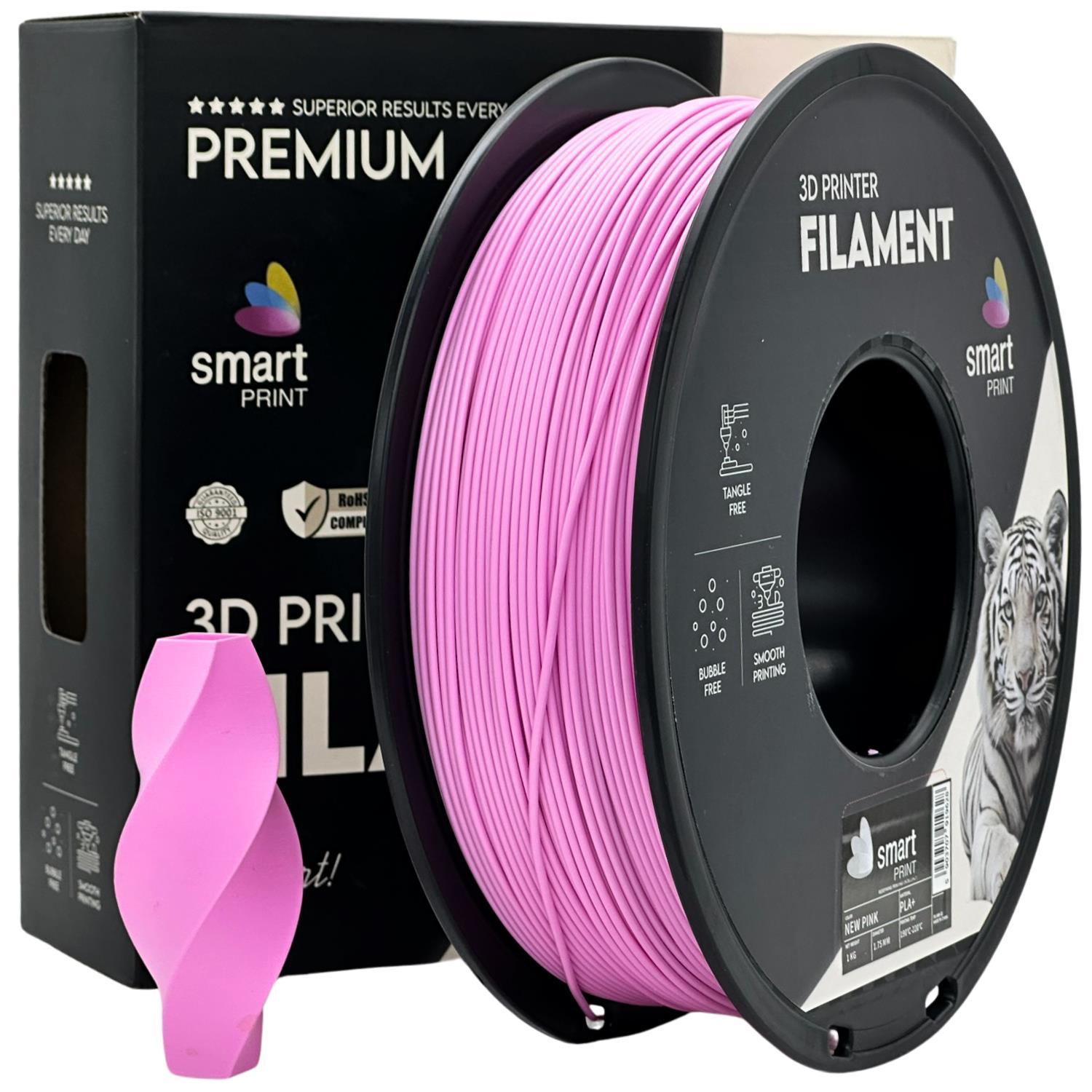 Levně Smart Print FG-S48-E1, 3D filament, PLA+, 1,75mm, 1000g, Růžový (New pink)