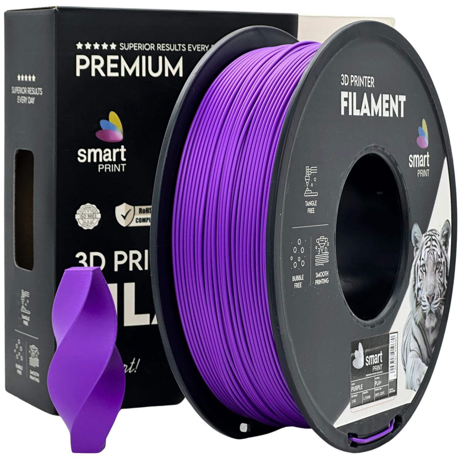Levně Smart Print FG-S54-E1, 3D filament, PLA+, 1,75mm, 1000g, Fialový (Purple)