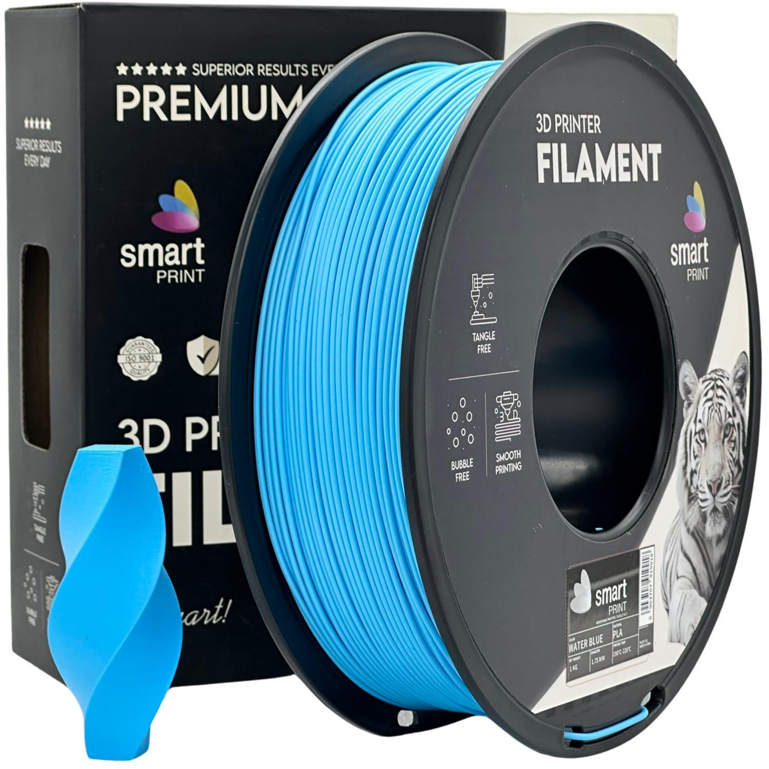 Levně Smart Print FG-S77-E1, 3D filament, PLA, 1,75mm, 1000g, Modrý (Water blue)