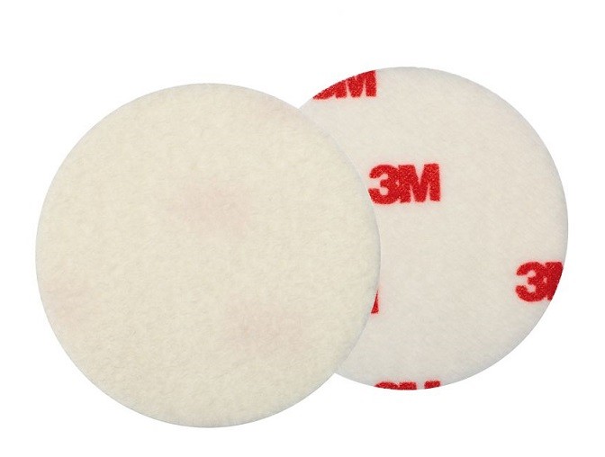 3M 3M Finesse-it™ Polishing Pad, felt, white, diameter 125 mm (09358)