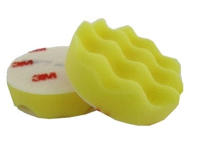 3M Perfect-It™ Foam Polishing Pad, Yellow, Diameter 75 mm (50536)