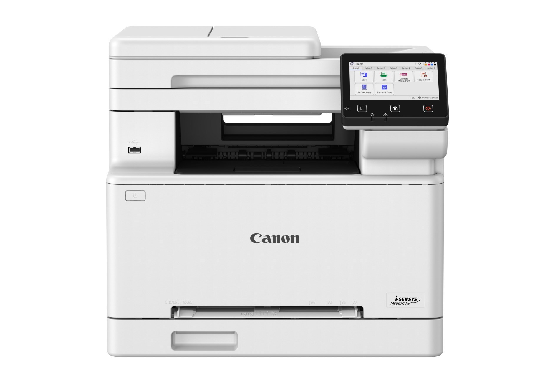 Canon i-SENSYS MF667Cdw barevná, MF (tisk, kopírka, sken, fax), duplex, DADF, USB, LAN, Wi-Fi