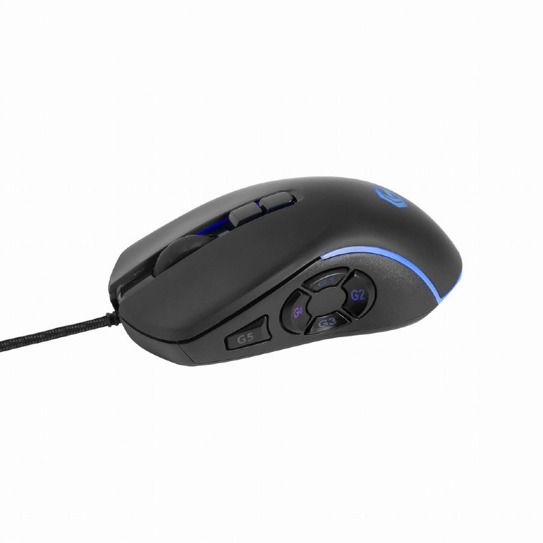 Levně GEMBIRD myš RAGNAR RX500, podsvícená, 6 tlačítek, černá, 7200DPI,  USB