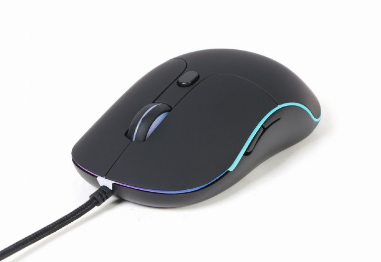 Levně GEMBIRD myš MUS-UL-02, podsvícená, černá, 2400DPI, USB